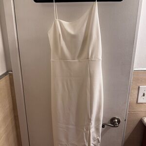 Hello Molly White Midi Dress